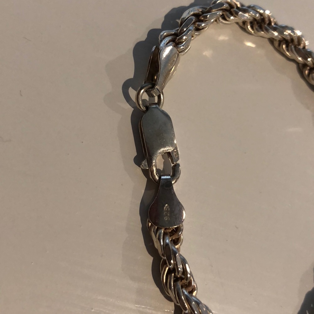 Silver Rope Necklace - Picture 4 of 7